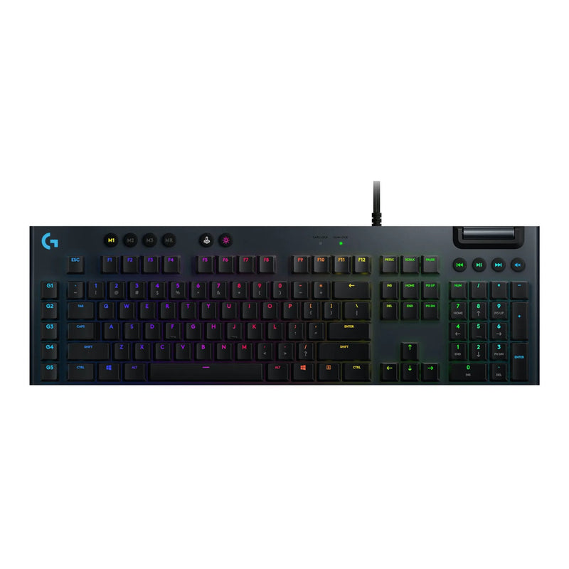 Logitech G815 Lightsync Rgb Mechanical Gaming Keyboard – Gl Linear - Carbon - Us Int'L - Usb - N A - Intnl - Linear Switch A - I