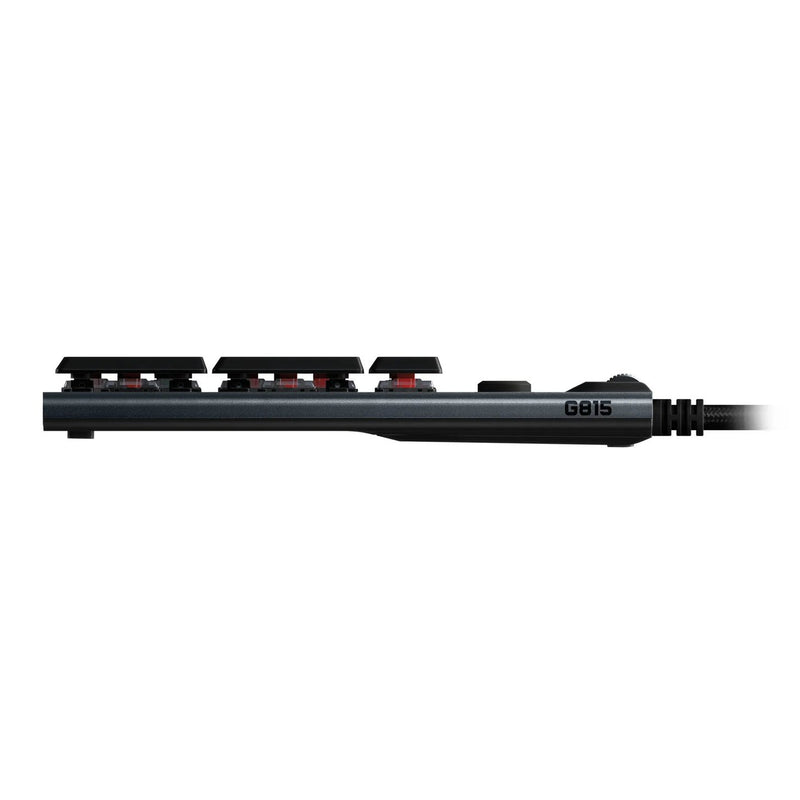 Logitech G815 Lightsync Rgb Mechanical Gaming Keyboard – Gl Linear - Carbon - Us Int'L - Usb - N A - Intnl - Linear Switch A - I