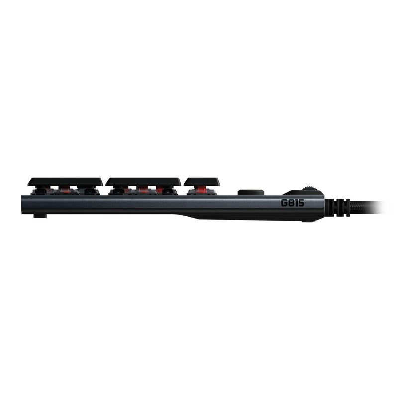 Logitech G815 Lightsync Rgb Mechanical Gaming Keyboard – Gl Linear - Carbon - Us Int'L - Usb - N A - Intnl - Linear Switch A - I