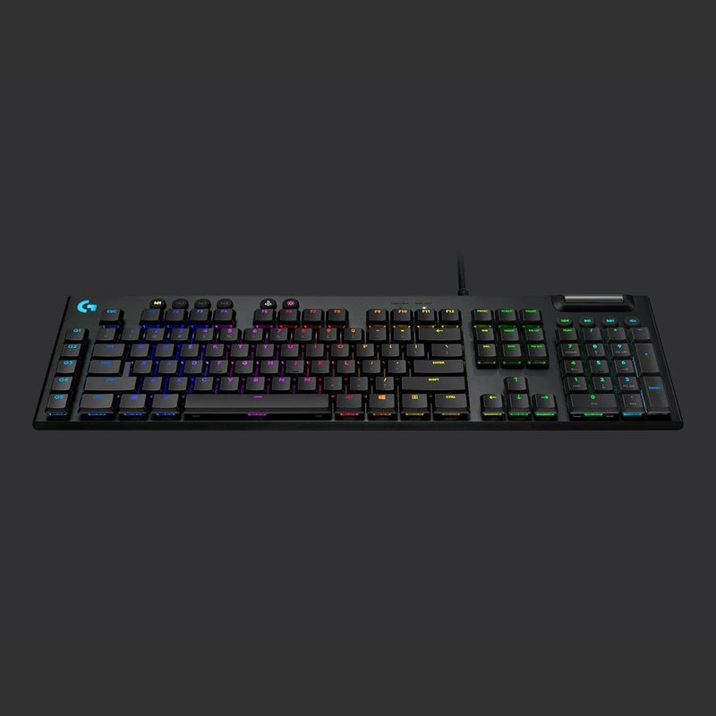 Logitech G815 Lightsync Rgb Mechanical Gaming Keyboard – Gl Linear - Carbon - Us Int'L - Usb - N A - Intnl - Linear Switch A - I