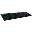 Logitech G815 Lightsync Rgb Mechanical Gaming Keyboard – Gl Linear - Carbon - Us Int'L - Usb - N A - Intnl - Linear Switch A - I