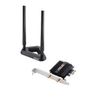 Asus Ax3000 Dual Band Pci-E Wifi 6 (802.11Ax) Adapter With 2 External Antennas. Supporting 160Mhz  Bluetooth 5.0  Wpa3 Network Securi