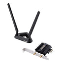 Asus Ax3000 Dual Band Pci-E Wifi 6 (802.11Ax) Adapter With 2 External Antennas. Supporting 160Mhz  Bluetooth 5.0  Wpa3 Network Securi