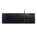 Logitech G815 Lightsync Rgb Mechanical Gaming Keyboard Carbon Clicky - Lighsync Intelligent Rgb  Low Profile Mechanical Switches