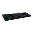 Logitech G815 Lightsync Rgb Mechanical Gaming Keyboard Carbon Clicky - Lighsync Intelligent Rgb  Low Profile Mechanical Switches