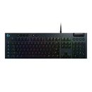 Logitech G815 Lightsync Rgb Mechanical Gaming Keyboard Carbon Clicky - Lighsync Intelligent Rgb  Low Profile Mechanical Switches