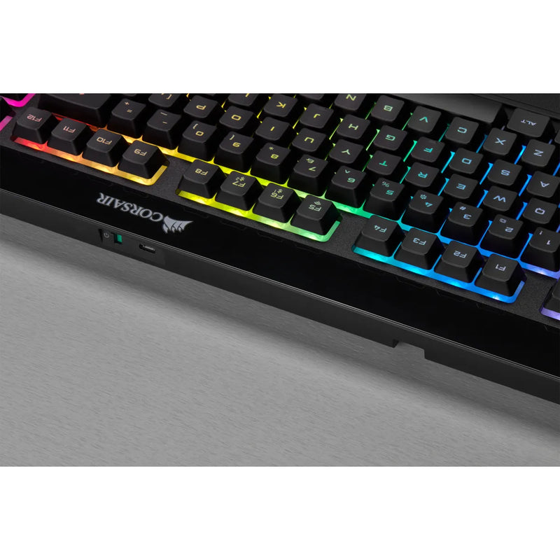 Corsair K57 Rgb Wireless Gaming Keyboard With Slipstream Wireless Technology  Backlit Rgb Led  Black
