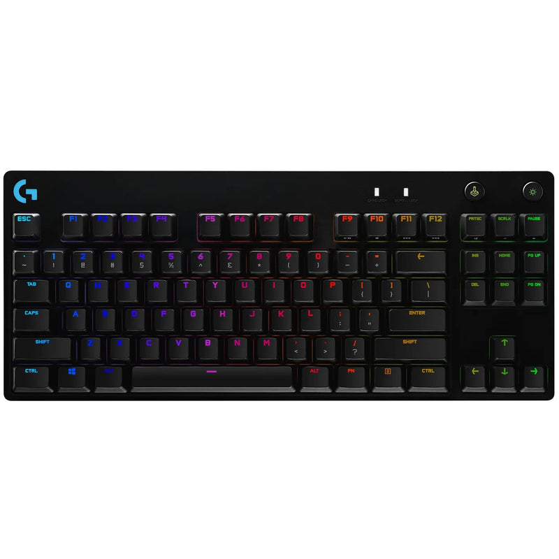 G Pro Mechanical Keyboard -  Gx Blue Clicky Switches; Programmable Lightsync Rgb ; Ultra Portable .