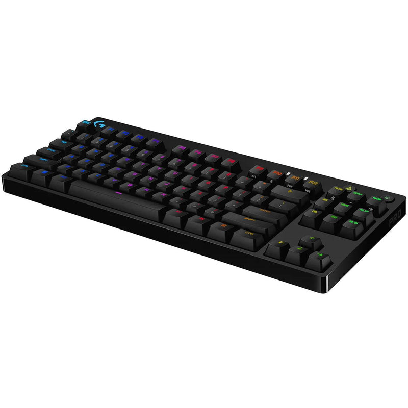 G Pro Mechanical Keyboard -  Gx Blue Clicky Switches; Programmable Lightsync Rgb ; Ultra Portable .