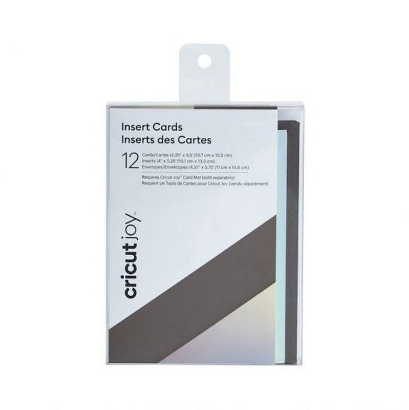 Cricut Joy Insert Cards 12-Pack (Grey Holo)