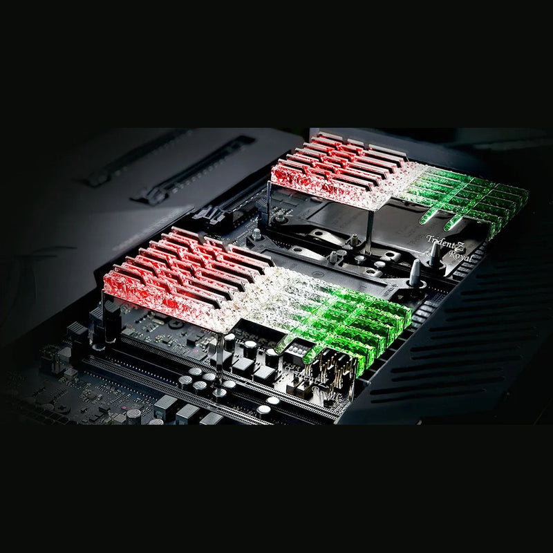 G.Skill Trident Z Royal Ddr4-3600Mhz Cl18-22-22-42 1.35V 32Gb (2X16Gb) F4-3600C18D-32Gtrs.