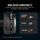 Corsair Virtuoso Rgb Wireless Se High-Fidelity Gaming Headset 7.1 Gunmetal