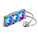 Cooler Master Masterliquid Ml360R Argb Liquid Cooler  360Mm Radiator  3X 120Mm Masterfan Argb  Argb Pump  Silver Edition