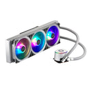 Cooler Master Masterliquid Ml360R Argb Liquid Cooler  360Mm Radiator  3X 120Mm Masterfan Argb  Argb Pump  Silver Edition