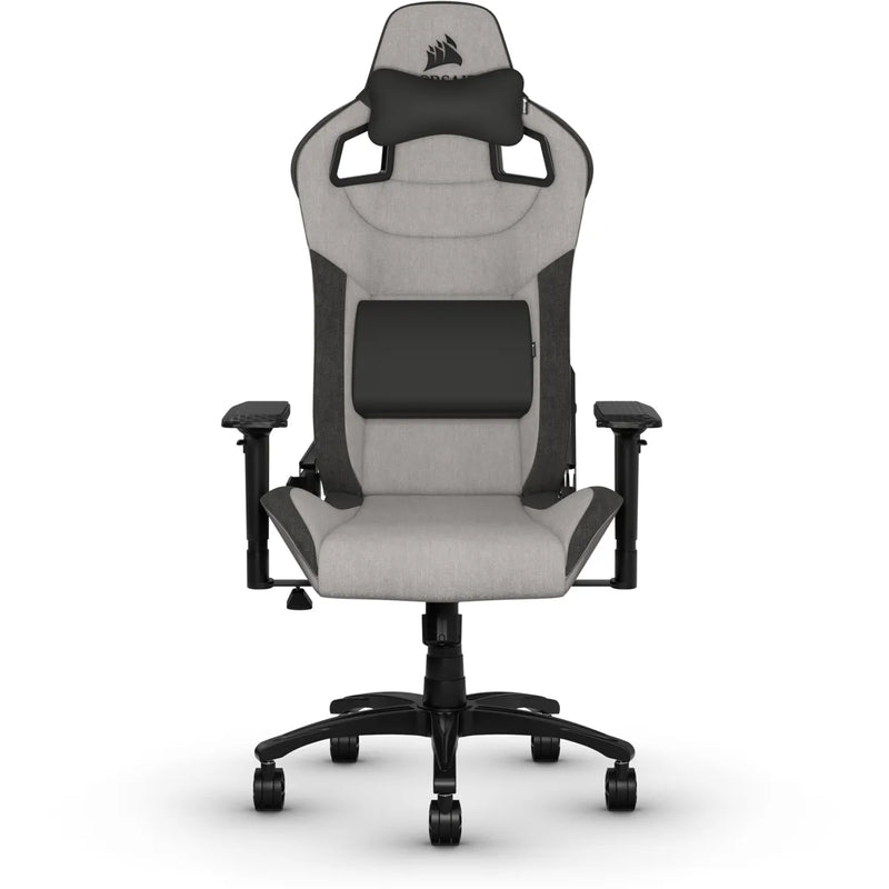 Corsair T3 Rush; Fabric Gaming Chair; Gray/Charcoal