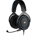 Corsair Hs50 Pro Stereo Gaming Headset — Blue  Console Ready  3.5 Mm Analog