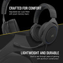 Corsair Hs50 Pro Stereo Gaming Headset — Blue  Console Ready  3.5 Mm Analog
