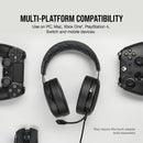 Corsair Hs50 Pro Stereo Gaming Headset — Blue  Console Ready  3.5 Mm Analog