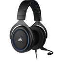 Corsair Hs50 Pro Stereo Gaming Headset — Blue  Console Ready  3.5 Mm Analog