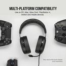 Corsair Hs50 Pro Stereo Gaming Headset — Carbon; Console Ready; 3.5 Mm Analog