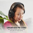 Corsair Hs50 Pro Stereo Gaming Headset — Carbon; Console Ready; 3.5 Mm Analog