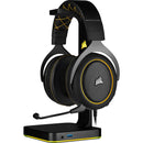 Corsair Hs60 Pro Surroundo Gaming Headset - Yellow; Console Ready; 3.5 Mm Analog