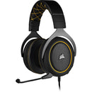 Corsair Hs60 Pro Surroundo Gaming Headset - Yellow; Console Ready; 3.5 Mm Analog
