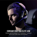 Corsair Void Elite Surround Usb Gaming Headset With Dolby® Headphone 7.1 — White Console Ready Usb