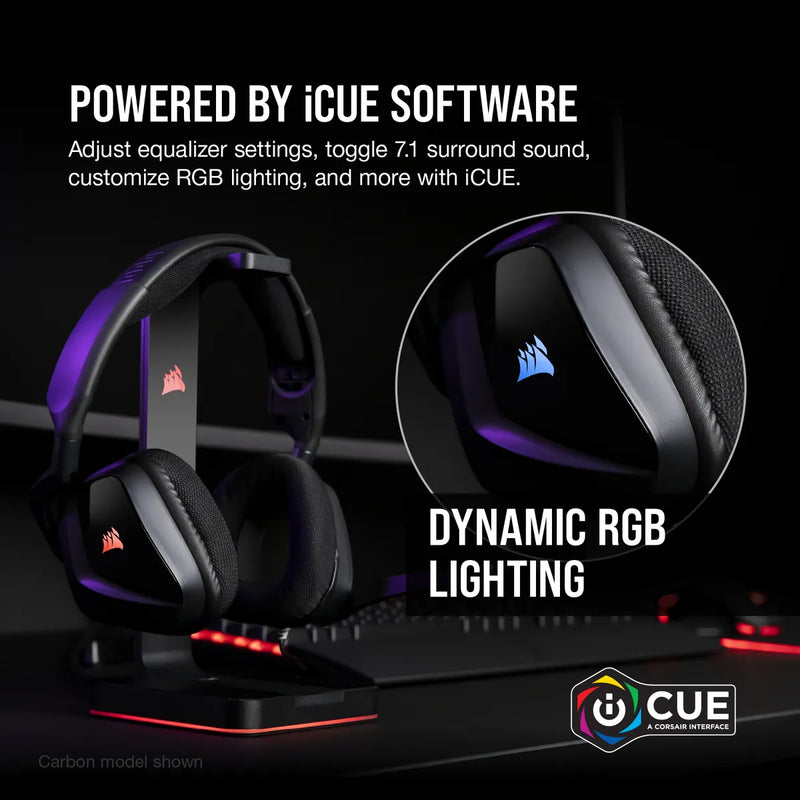 Corsair Void Elite Surround Usb Gaming Headset With Dolby® Headphone 7.1 — White Console Ready Usb