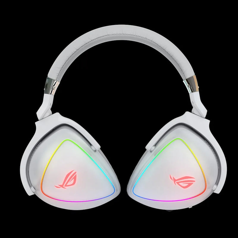Asus Rgb Gaming Headset With Hi-Res Ess Quad-Dac Circular Rgb Lighting Effect And Usb-C Connector For Pcs Consoles And Mobile Gamin