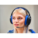 Corsair Hs35 Stereo Gaming Headset; Blue - Multi Platform Compatibility 3.5mm (1to2 Splitter Included)