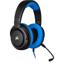 Corsair Hs35 Stereo Gaming Headset; Blue - Multi Platform Compatibility 3.5mm (1to2 Splitter Included)