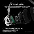 Corsair Void Elite Wireless Gaming Headset With Dolby® Headphone 7.1 — White Console Ready Usb