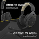 Corsair Hs70 Pro Wireless Gaming Headset — Cream; Ps4 Ready