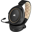 Corsair Hs70 Pro Wireless Gaming Headset — Cream; Ps4 Ready
