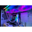 All-in-one Liquid Cpu Cooler With Aura Sync; And Triple Rog 120mm Addressable Rgb Radiator Fans