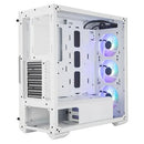 Cooler Master Masterbox Td500 Atx; Mesh White With Diamond Cut Design;windowed; 3x 120mm Rgb Fans.