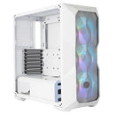 Cooler Master Masterbox Td500 Atx; Mesh White With Diamond Cut Design;windowed; 3x 120mm Rgb Fans.