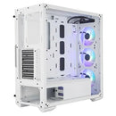 Cooler Master Masterbox Td500 Atx; Mesh White With Diamond Cut Design;windowed; 3x 120mm Rgb Fans.