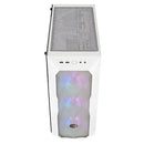 Cooler Master Masterbox Td500 Atx; Mesh White With Diamond Cut Design;windowed; 3x 120mm Rgb Fans.
