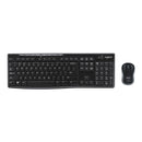 LOGITECH MK270 WIRELESS MOUSE & KEYBOARD COMBO - BLACK
