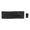 LOGITECH MK270 WIRELESS MOUSE & KEYBOARD COMBO - BLACK