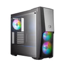 Cooler Master Masterbox Mb500  Atx; Tempered Glass Panel; Argb Controller Included; 3 X 120mm Argb Fans