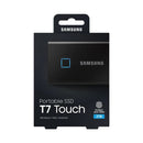 SAMSUNG 2TB T7 TOUCH EXTERNAL SSD - DEEP BLACK