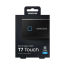 SAMSUNG 2TB T7 TOUCH EXTERNAL SSD - DEEP BLACK