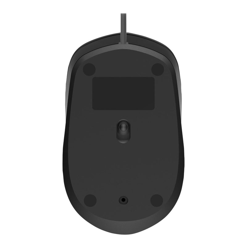 HP 150 Wired Mouse Optical Black - ergonomic and reliable input device designed for everyday use featuring a sleek black design. It connects via a USB Type-A port and offers a resolution of up to 1600 DPI for precise tracking making it suitable for bot...