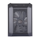 Cooler Master H100 Mini Itx  Black  200Mm Rgb Fan Installed  Built In Handle  Argb Controller.