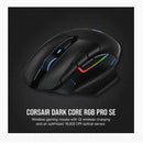Corsair Dark Core Rgb Pro Se Performance Wired Wireless Gaming Mouse With Qi® Wireless Charging And Slipstream 16 000 Dpi Bl