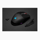 Corsair Dark Core Rgb Pro Se Performance Wired Wireless Gaming Mouse With Qi® Wireless Charging And Slipstream 16 000 Dpi Bl
