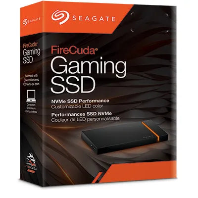 Seagate 1Tb Firecuda Gaming Ssd  Portable Usb-C  Usb 3.2 Gen 2X2 Technology  Transfer Speed Up To 2Gb/S